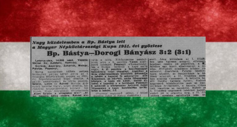 70 éve történt – Magyar Kupa-döntőt játszott a Dorogi Bányász labdarúgó csapata
