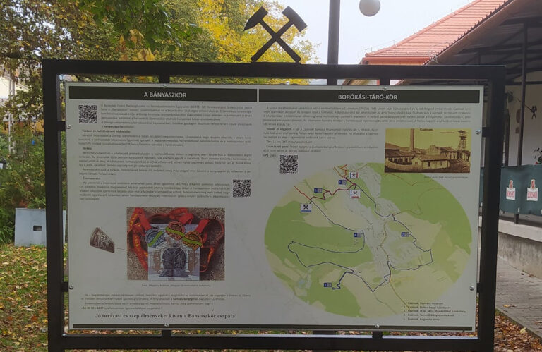 Ismertető táblák segítik a túrázókat