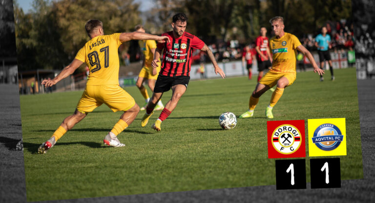 Döntetlent játszott a Dorog