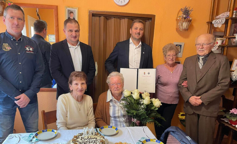 100. születésnapján köszöntötték Bori nénit