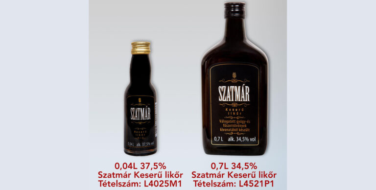 Nébih: májkárosító keserű likőrt hívtak vissza a forgalomból