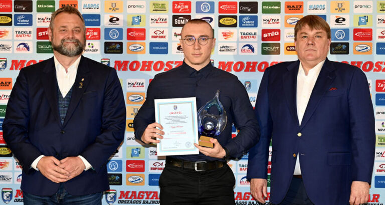 Esztergomi az év legjobb fiatal horgászsportolója