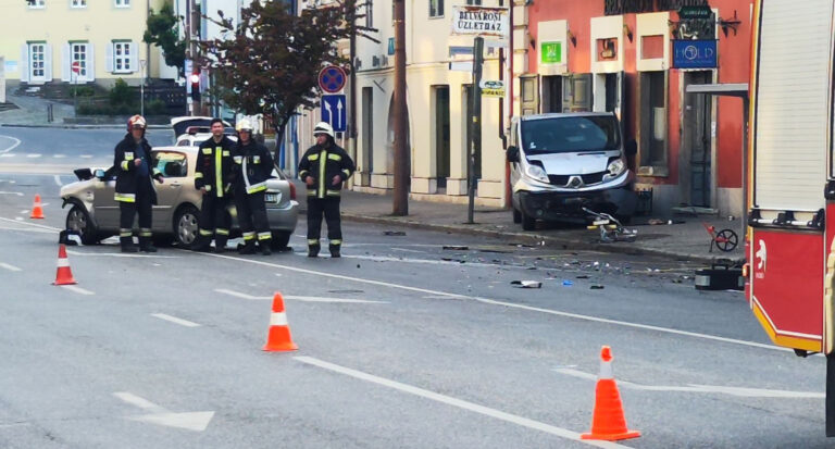 Baleset történt Esztergom belvárosában