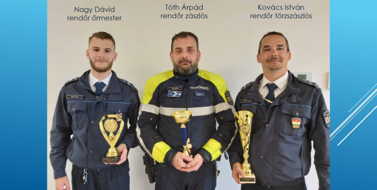 A legjobb karos forgalomirányító egy esztergomi rendőr lett!