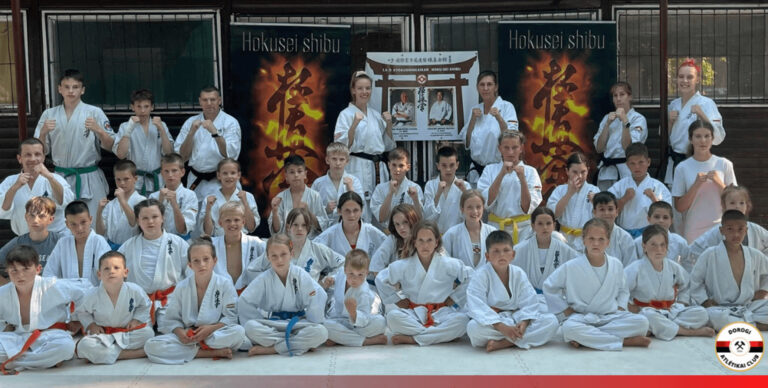 Káptalanfüreden edzőtáboroztak a dorogi és nyergesújfalui karatékák