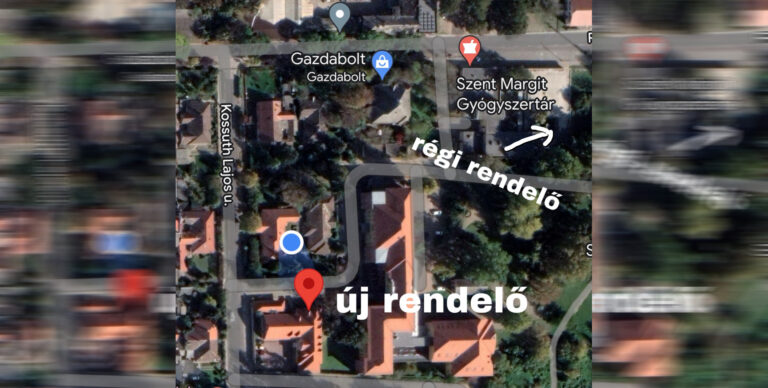 Dr. Jánosi Olivér új helyszínen rendel