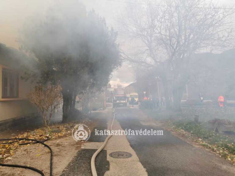 Tűz volt egy családi házban Dömösön