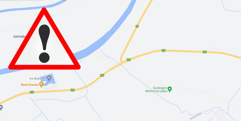 Forgalomkorlátozás lesz a 117-es és a 11-es út kereszteződésében