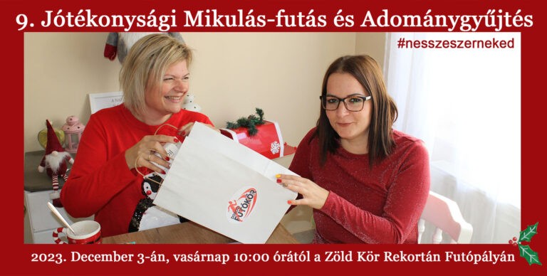 9. Jótékonysági Mikulás-futás és Adománygyűjtés