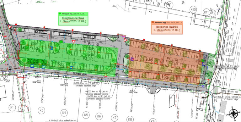 Ideiglenesen lezárják az esztergomi Zöld Parkolót