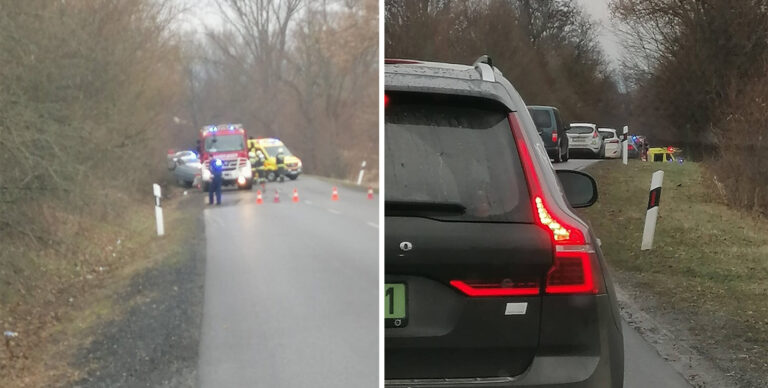 Két baleset is történt, jegesedés miatt lezárták a 11-es utat