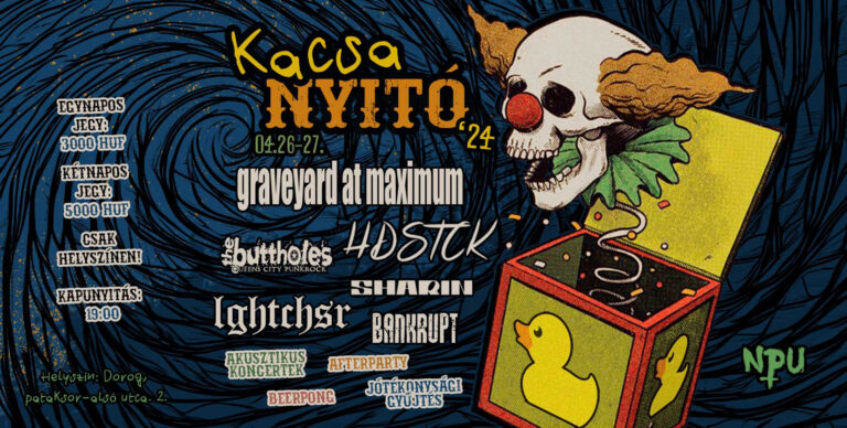 Április utolsó hétvégéjén nyit a Kacsa