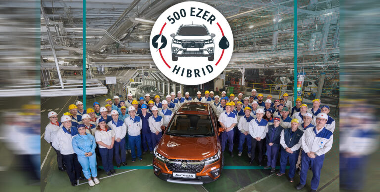 Elkészült az ötszázezredik esztergomi gyártású hibrid Suzuki