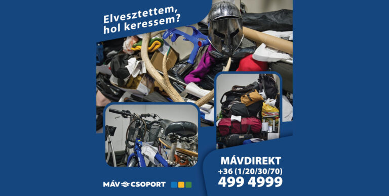 A vonaton, buszon elhagyott tárgyak közel fele hiába várta tulajdonosát 2024-ben