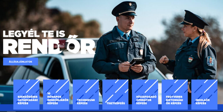 Toborzót hirdet a rendőrség Esztergomban