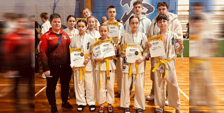 Diákolimpián remekeltek a Dorogi AC karatékái