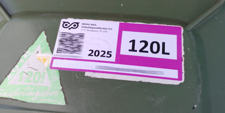 Nem kapta meg a 2025-ös matricát a hulladékgyűjtő edényre? Mutatjuk mit tegyen!