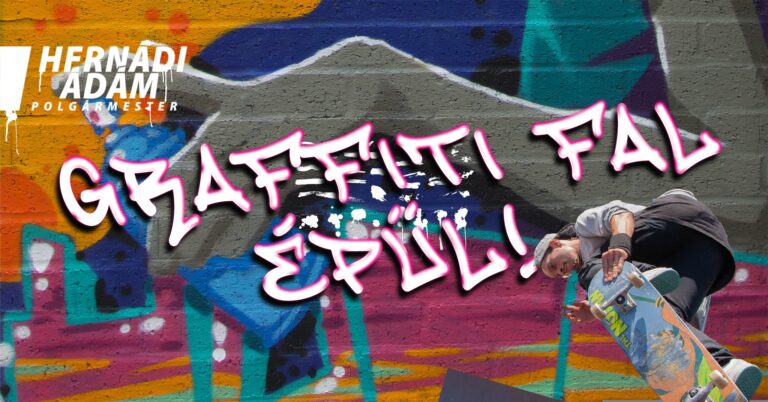 Graffiti fal épül Esztergomban
