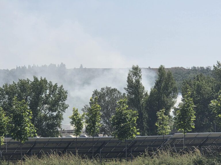 Tűz volt a dorogi égetőnél