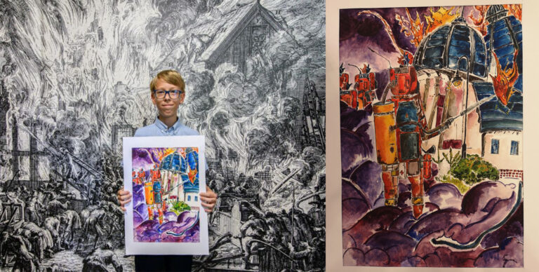 Dorogi diák alkotása lett a legjobb a tűzmegelőzési bizottság pályázatán