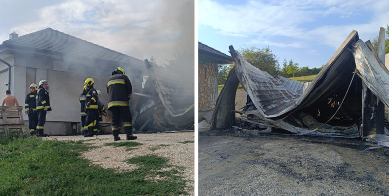 Piliscsabai garázstűzhöz siettek az esztergomi lánglovagok