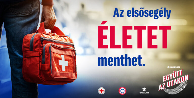 Kampányt indított a Magyar Suzuki és a Magyar Vöröskereszt az elsősegélynyújtási hajlandóság növelése érdekében