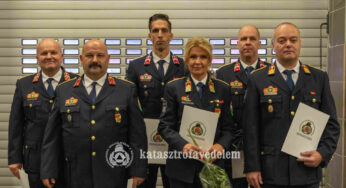 Egy nyergesújfalui tűzoltó munkáját is elismerték a nemzeti ünnep alkalmából