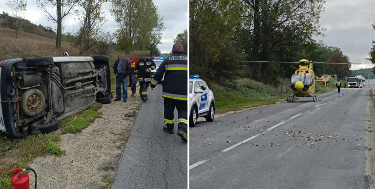 Baleset történt Pilisjászfalunál