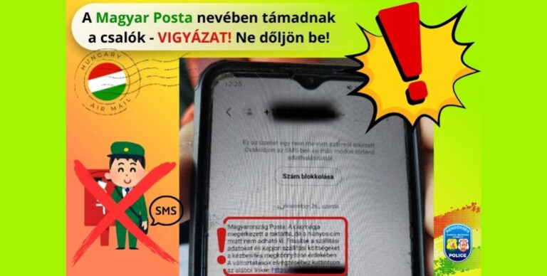 A Posta nevét felhasználva támadnak a csalók, legutóbb egy pilismaróti férfi vált áldozattá