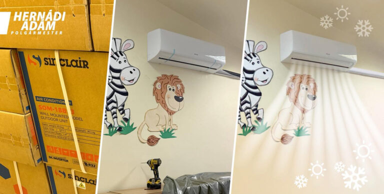 Új klímaberendezésekkel korszerűsítik az esztergomi intézményeket