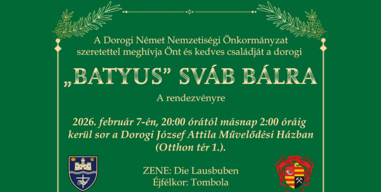 „Batyus” sváb bált rendeznek Dorogon