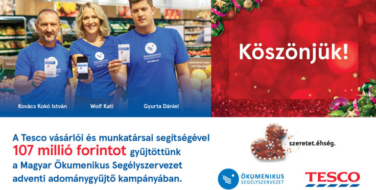 Történelmi rekord: soha nem látott mennyiségű adomány gyűlt össze a Tesco-ban