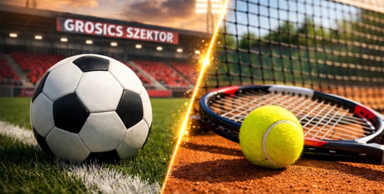 Két sportos névadás Dorogon: Grosics-szektor és Slavóczki-teniszpálya