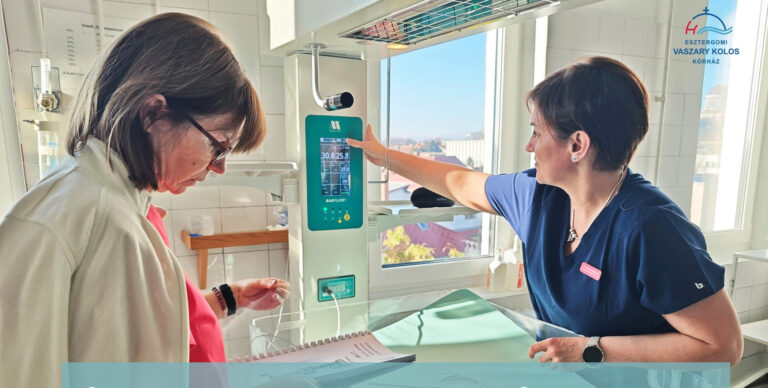 Új orvosi eszköz segíti az újszülöttek ellátását az esztergomi kórházban