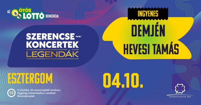 Demjén Ferenc és Hevesi Tamás lép fel Esztergomban