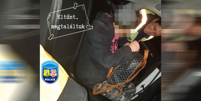 Lábatlanon találták meg az eltűnt idős asszonyt