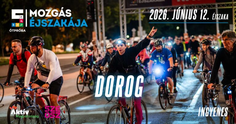 Mozgás Éjszakája Dorogon: sportos programokkal telik meg a város