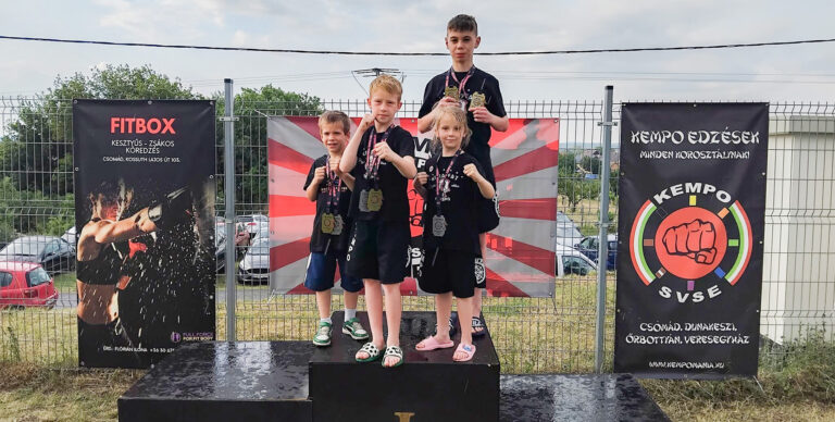 Négy aranyéremmel búcsúztatta a szezont az Esztergomi Kempo Karate SE