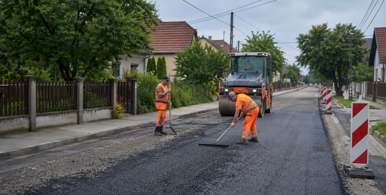Felújítják az esztergomi Galamb utcát