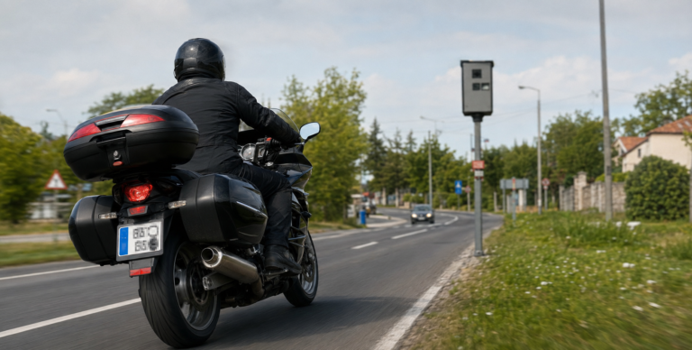 Átírta motorja rendszámát, más kapta meg a gyorshajtási bírságot