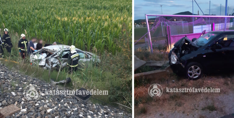 Balesetekhez és szabadtéri tüzekhez is riasztották a tűzoltókat a térségben