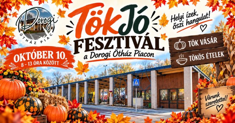 TökJó Fesztivállal készül az őszre a Dorogi Ötház Piac